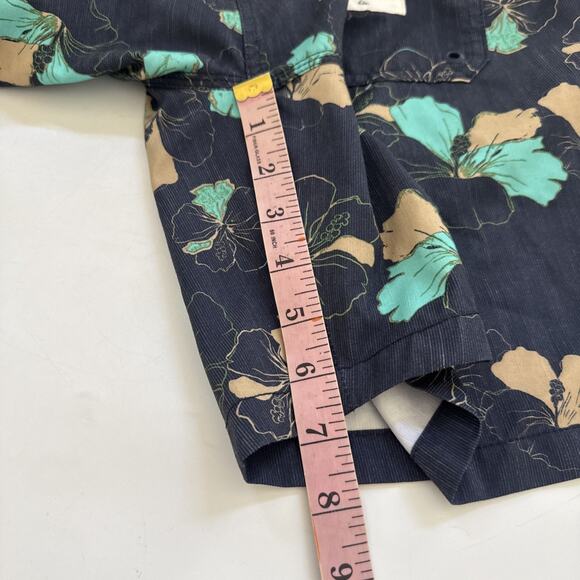 Quicksilver Waterman Collection Swim Trunk Mens Large Hawaiian Shorts Beachy - Picture 9 of 11